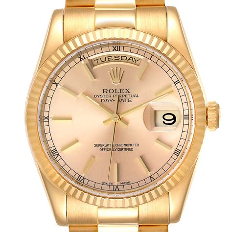 gold rolex president watch|rolex watch presidential price.